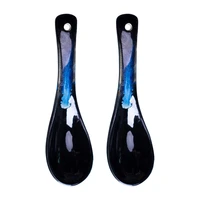 2 pcs spoons creative soup spoon coffee stirring spoon practical dessert spoons for restaurant store shop