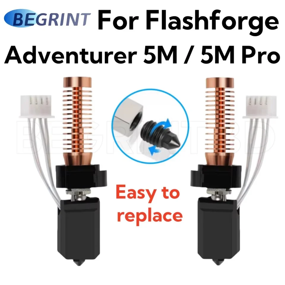 Обновление для Flashforge Adventurer 5 м/5 м Pro Hotend AD5M сменная насадка Caremic с более быстрым