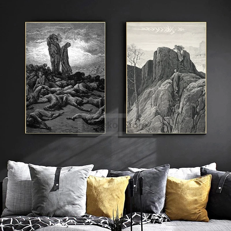 Ретро постер Данте Богомория