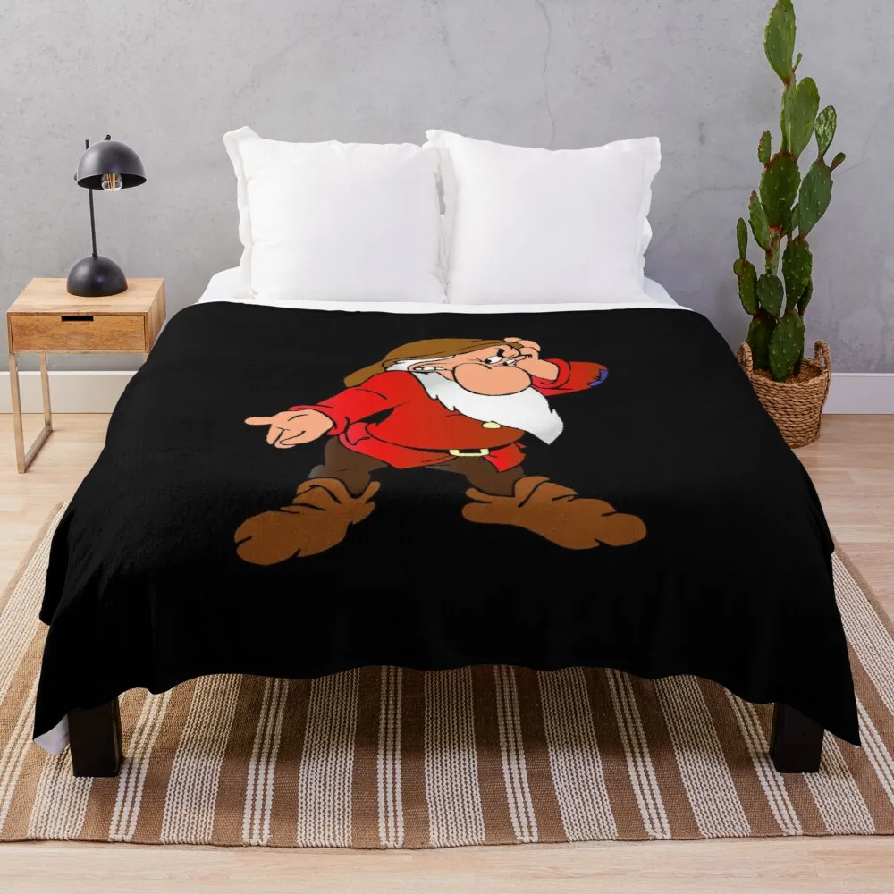 

Grumpy dwarf Throw Blanket Dorm Room Essentials
