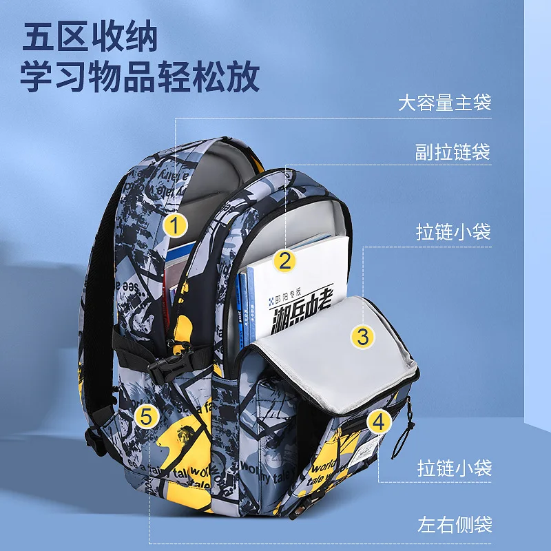 Camouflage School Bag Senior Grade 1-3-6 Mochilas for Boys New Primary Children Bag Pack Middle School Fashion Student Backpacks