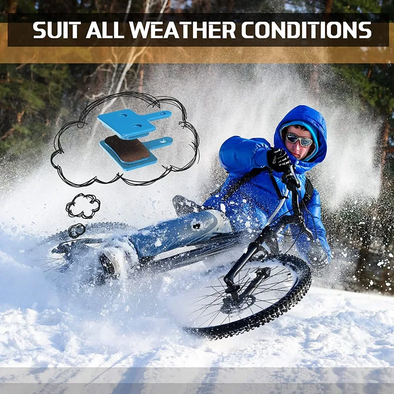 4 Pairs Bike Brake Pads For Shimano Deore Br-M575 M525 M515 T615 T675 M505 M416 M415 M395 M375 M315 M355 C601 C501S Etc