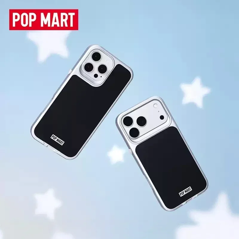 Фото Магнитный чехол POPMART (матовый серебристый) серии 16 PM 17 PM, загадочная коробка-сюрприз, фигурка персонажа аниме, милый подарок-украшение. №2