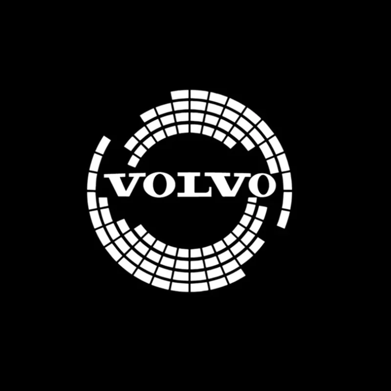 

2 шт. автомобильный светодиодный дверной светильник для Volvo V40 V60 V90 XC40 XC60 XC90 S60 S90, проектор с логотипом Ghost Shadow Light, автоаксессуары
