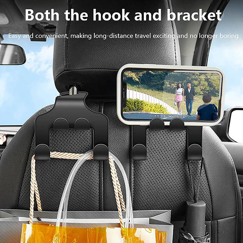 

2 шт., Вешалка-крючок на подголовник сиденья автомобиля