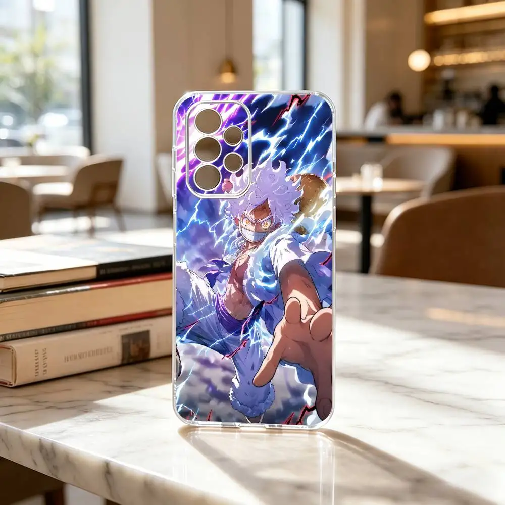 Прозрачный чехол для телефона One Piece Luffy Gear 5 (аниме) для Samsung S25, S24, S21, S22, S23, S30, Ultra, S20, Plus, Fe (art.: 3920da96e1e53) - 3920da96e1e53