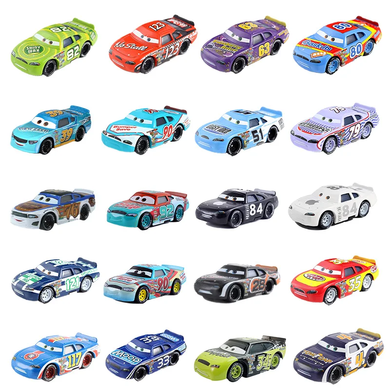 

Cars 2 3 Disney Pixar Dinoco Racer Mini Original Lightning Mcqueen Racing Car Mater Diecast Metal Boy Children Toys Collec Gift