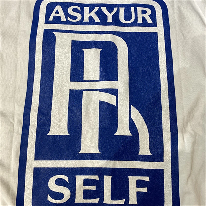 Футболка с принтом слезы Askyurself для мужчин и женщин футболка оверсайз лучшего