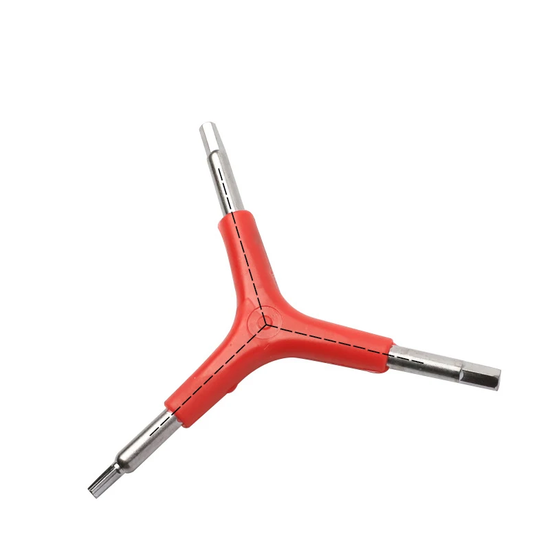 1 шт. Y-образный шестиугольный ручной гаечный ключ M4/M5/M6 для кемпинга езды на