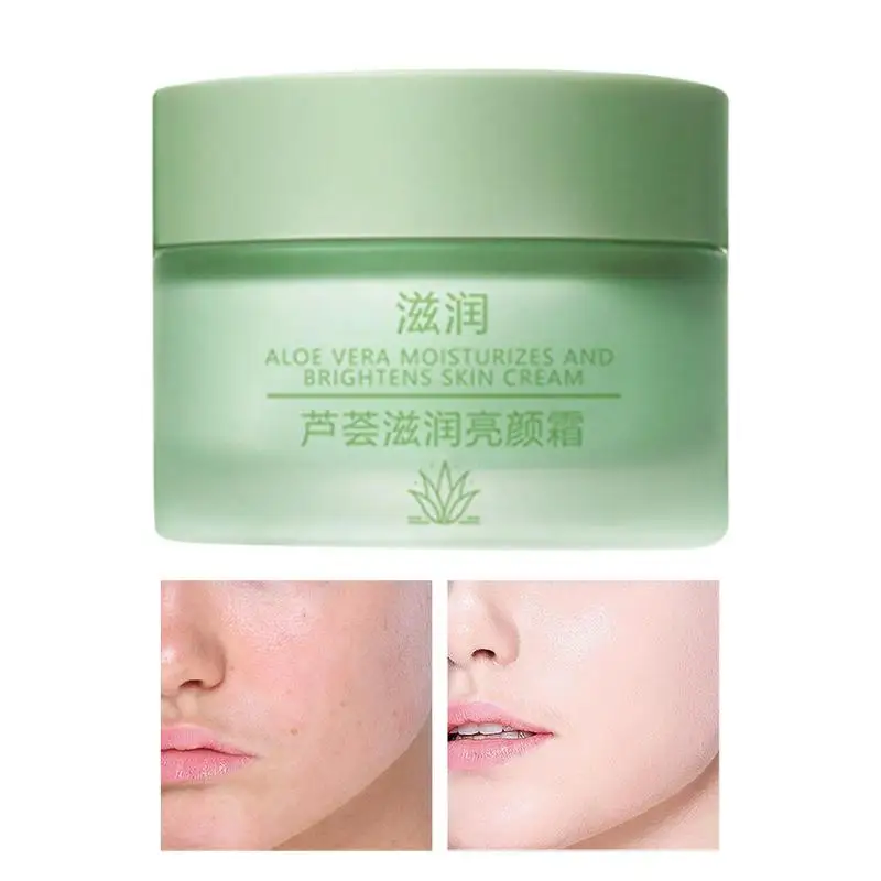 

Aloe Cream Facial Moisturizing Toner Refreshing Improving Soothing Lotion Cream For Oily And Dry Face Skin