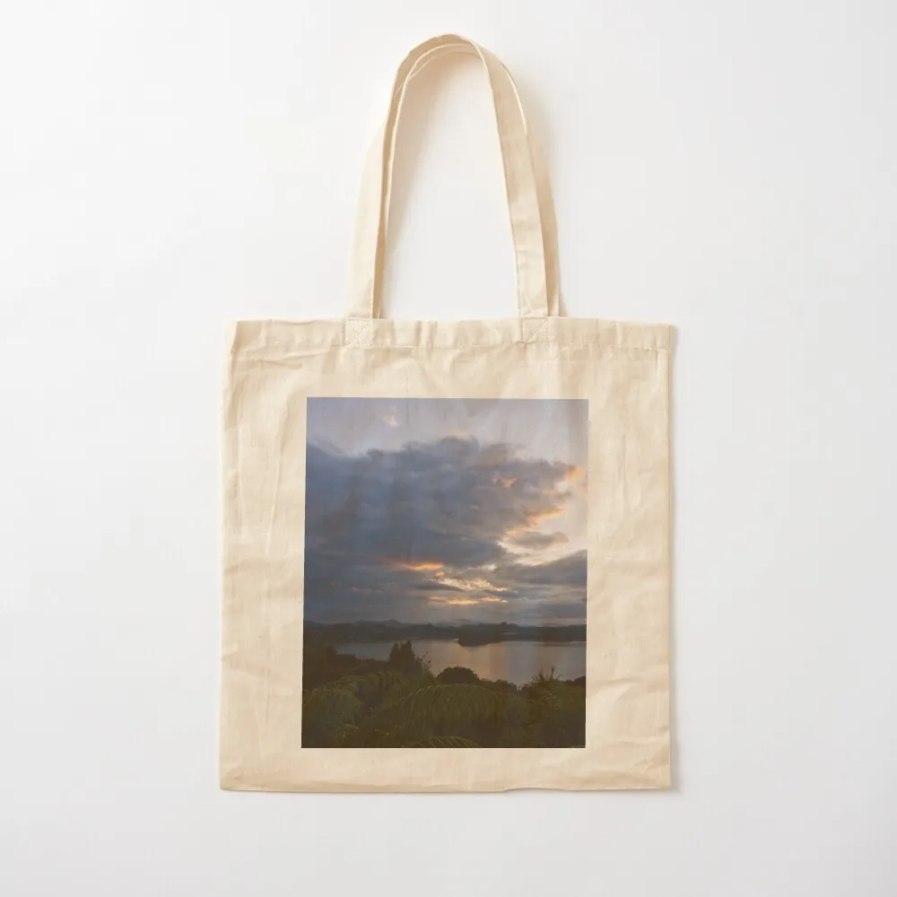 Холщовая сумка-тоут Bay of Islands Morning Clouds Tote Bag для женщин сумка покупок