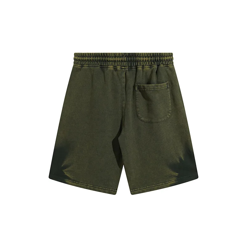 GALLERY DEPT Harajuku 23SS Summer Letter Printed Logo Streetwear Hip Hop Hand Drawn Sweat Beachwear Men Casual Terry Shorts