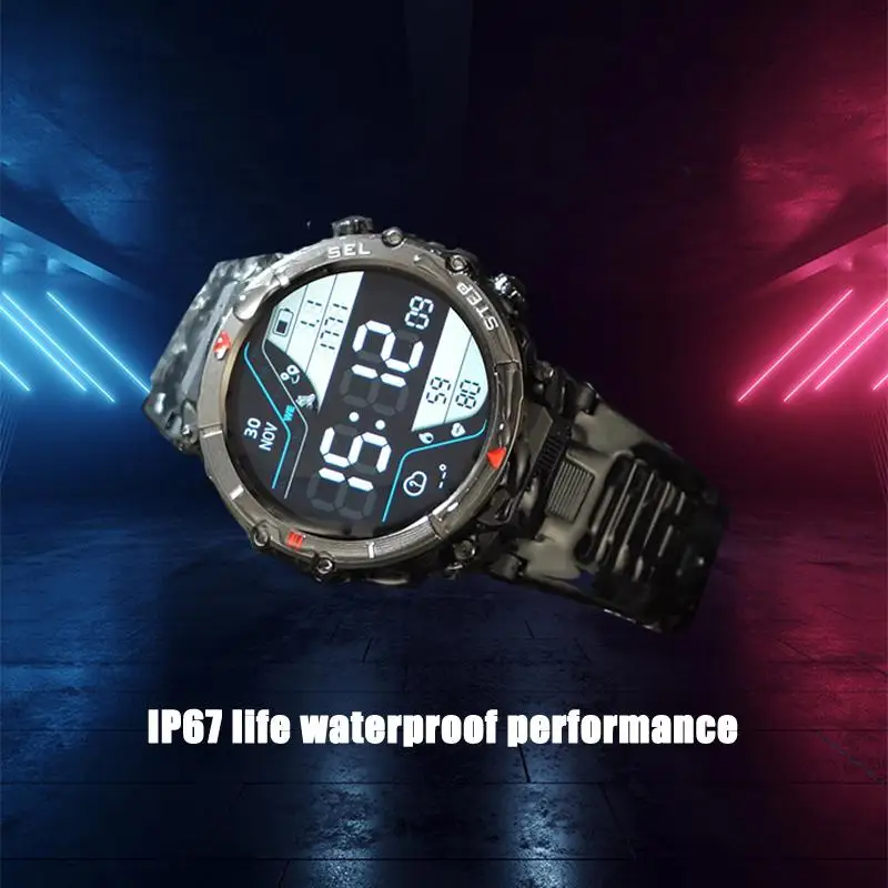 

Ultimate Outdoor Bluetooth Waterproof Smartwatch with Heart Rate Monitoring