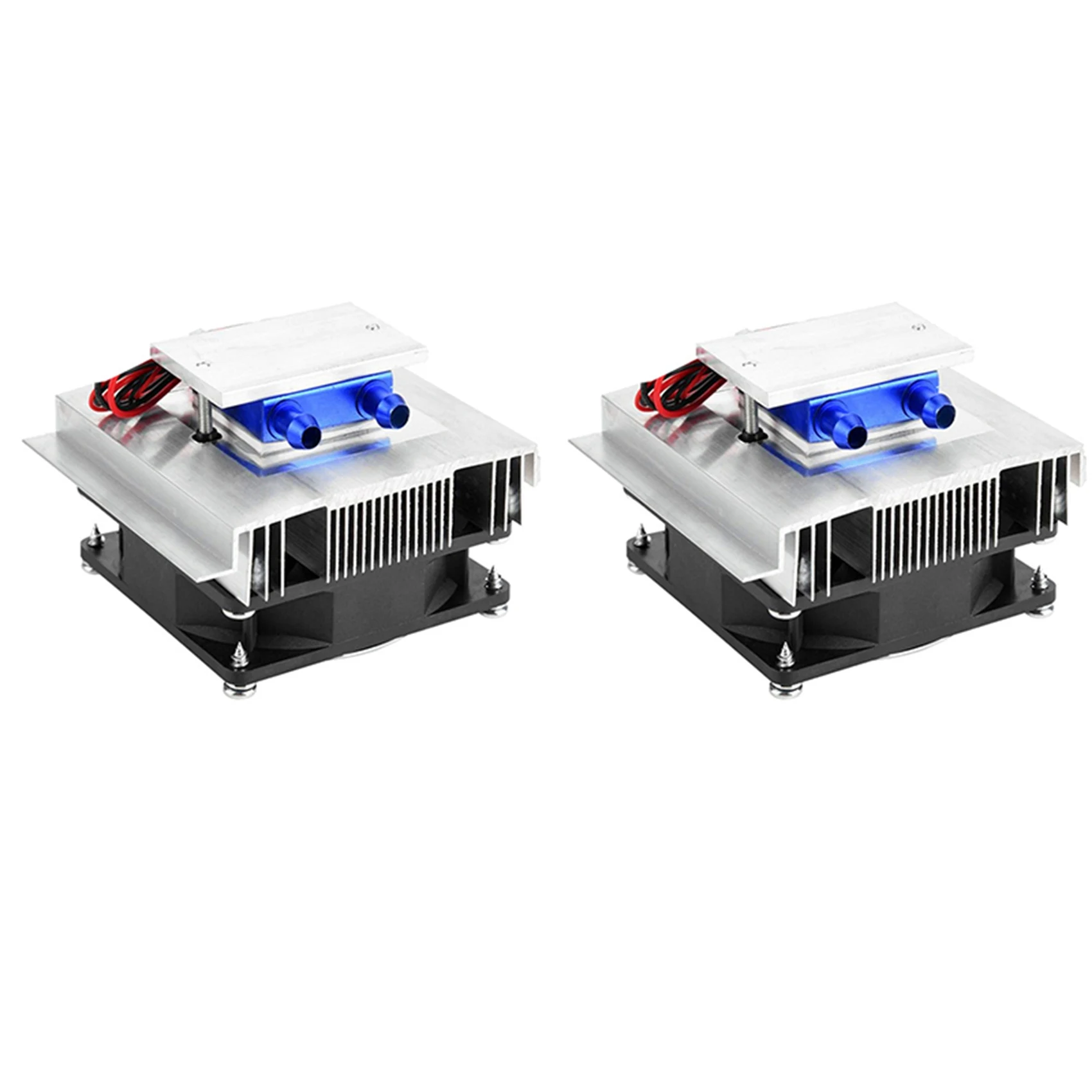 

2X Thermoelectric Cooler Cooling System Semiconductor Refrigeration System Kit Heatsink Peltier Cooler for 15L Water