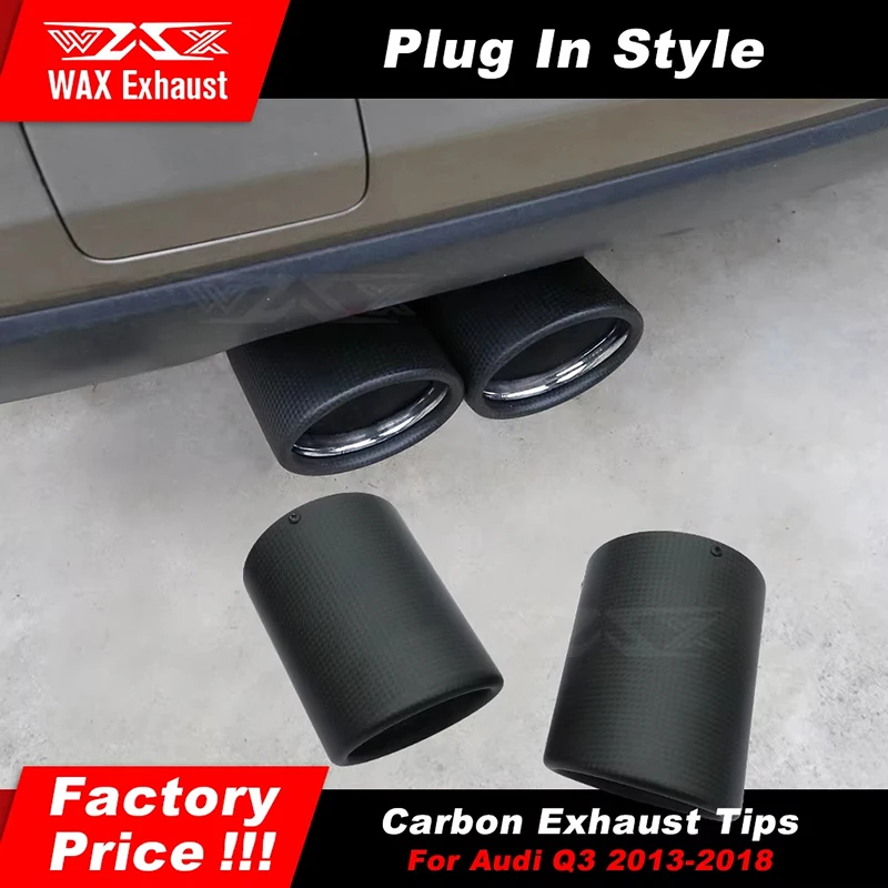 Насадки на глушитель автомобиля из углеродного волокна задний наконечник