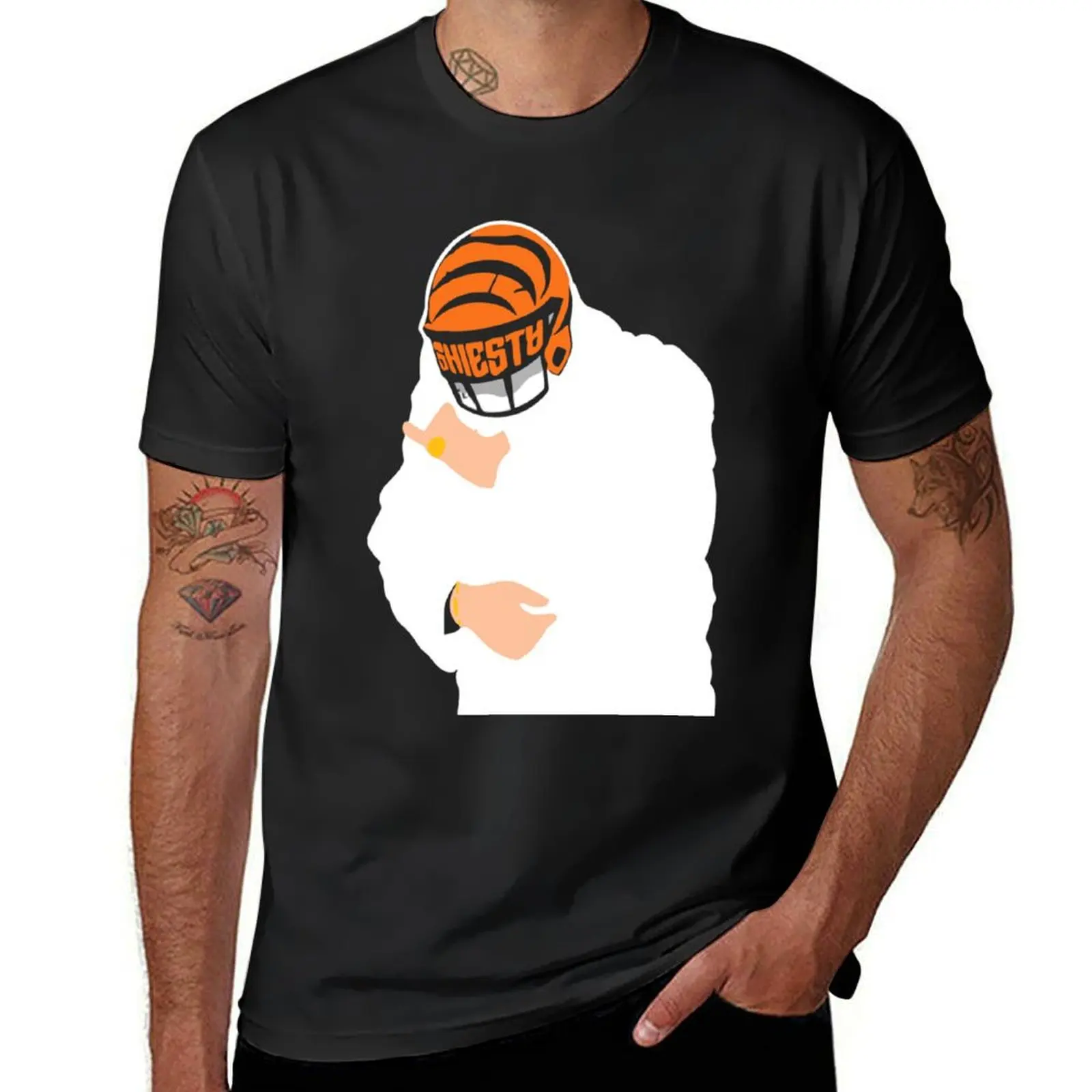 Классическая быстросохнущая простая винтажная Мужская хлопковая футболка Джо