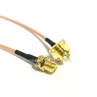 wireless router cable rp sma female jack to sma female jack panel rg316 cable pigtail 15cm 6inch