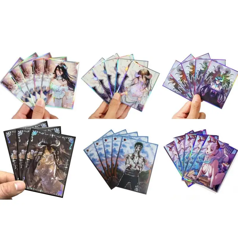 Roronoa Zoro 60 листов держатель для карт Yamato Albedo One Piece Diy Protect Flash Sleeve экшн-игрушки