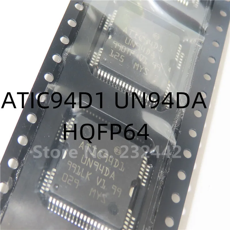 1 шт., автомобильная компьютерная плата ATIC94D1 UN94DA HQFP64, инъекция топлива, драйвер чипа 1 шт., автомобильная компьютерная плата ATIC94D1 UN94DA HQFP64, инъекция топлива, драйвер чипа