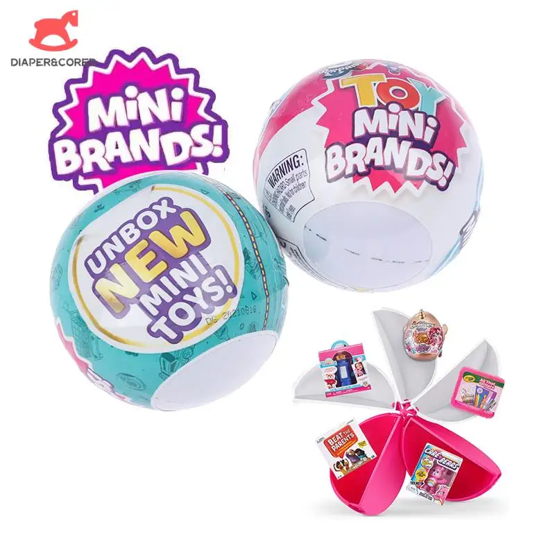 Коллекционная мини-игрушка-сюрприз, 5 капсул, загадочный мяч, 1 шт., 5 лепестков, детские подарки на день рождения