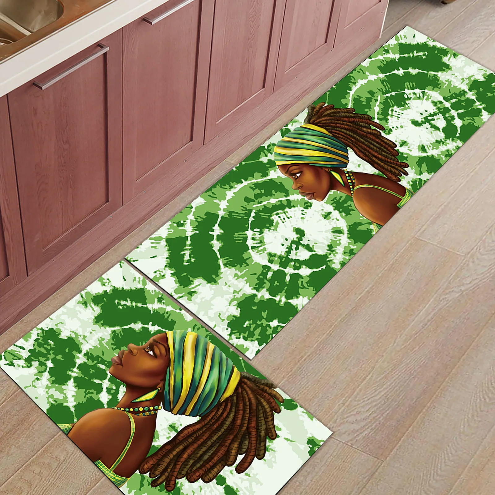 

Африканский кантри, Женский комплект из 2 предметов, Придверный коврик, ковер для ванной, напольный коврик, рандомные коврики для спальни, го...