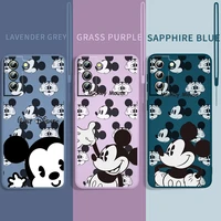 disney mickey mouse art for samsung galaxy s22 s21 s20 fe s10 note 20 10 plus lite ultra liquid silicone soft rope phone case