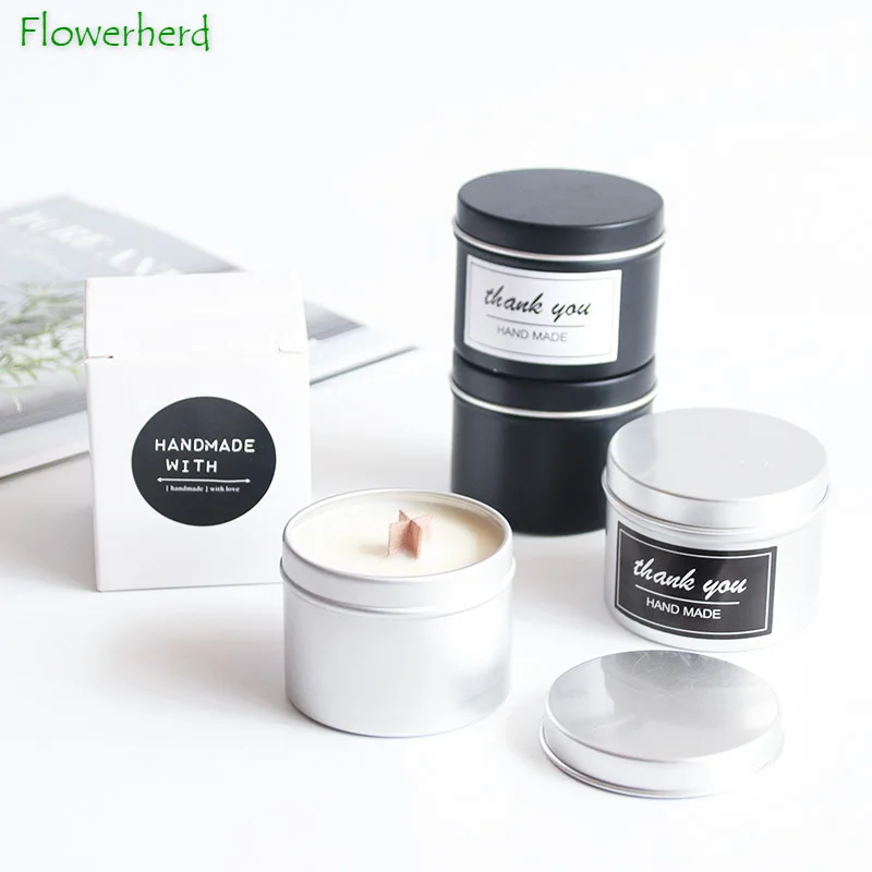 

Candle Jar DIY Comfrey Cream Aluminum Can Lip Oil Box Tea Cream Box Sub-packing Box Small Aluminum Box Metal Can Ointment Can