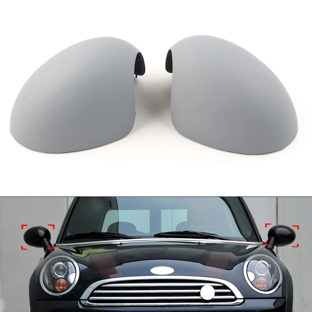 

1Pcs Auto Door Wing Mirror Cover Rearview Mirrors Shell For Mini R55 R56 R57 R58 R59 R60 R61 Unpainted Car Accessories