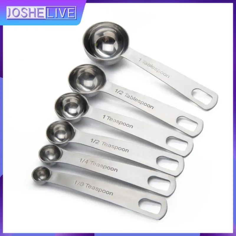 

Measuring Cups And Measuring Spoon Scoop Silicone Handle Kitchen Measuring Scoops Scales Baking Cooking Kitchen Tools