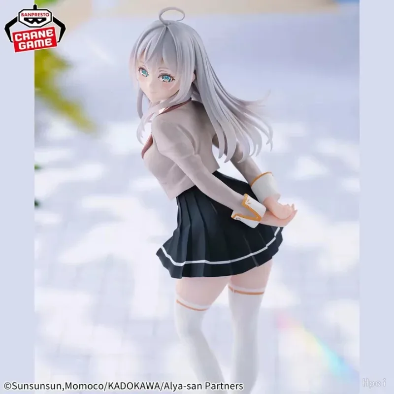 Фото Оригинальная коллекционная фигурка BANDAI Banpresto Алиса (Алия) из аниме, скрывающая свои чувства, модель-игрушка, подарок на праздник №3