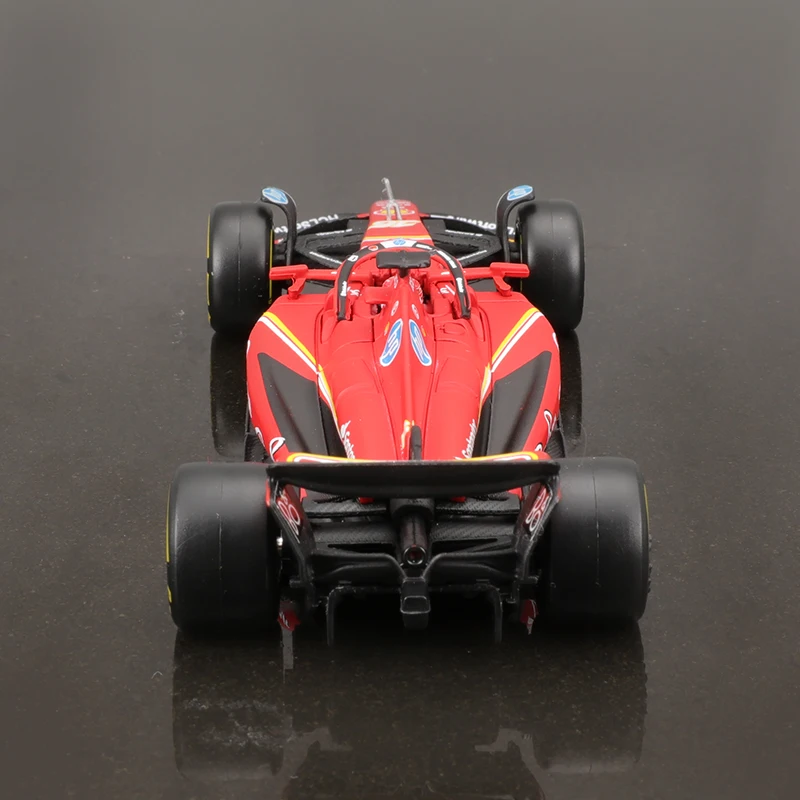Фото В наличии Новый продукт 2024 Ferrari F1 Bburago 1:43 Ferrari Sf24 из сплава, миниатюрная литая под давлением модель гоночного автомобиля Ferrari Formula, игрушка в подарок №5