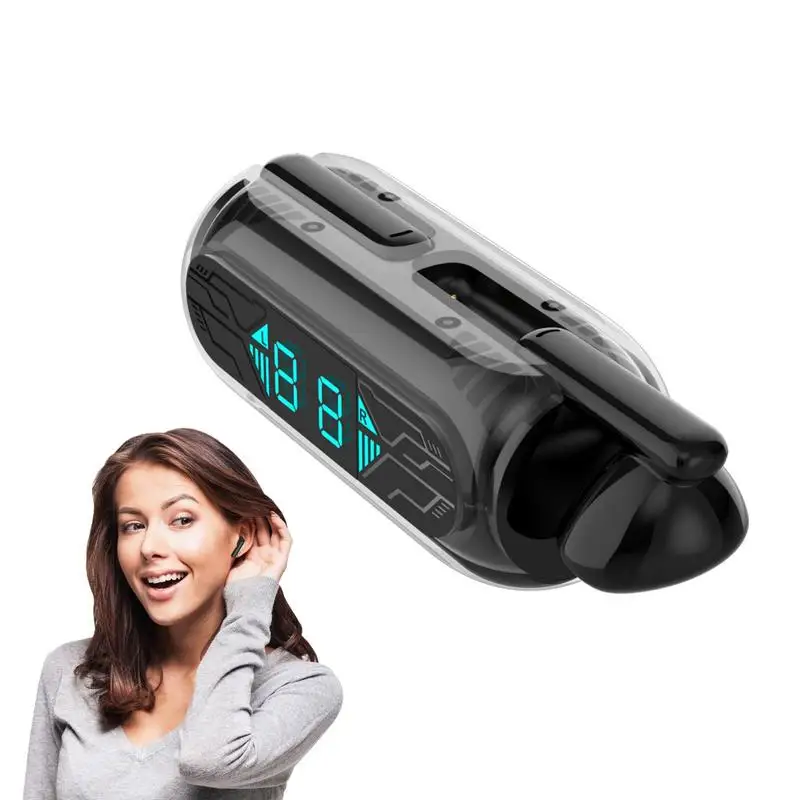 

Настоящие беспроводные наушники-вкладыши с шумоподавлением, беспроводные наушники с дисплеем мощности, 4 часа воспроизведения музыки, спор...