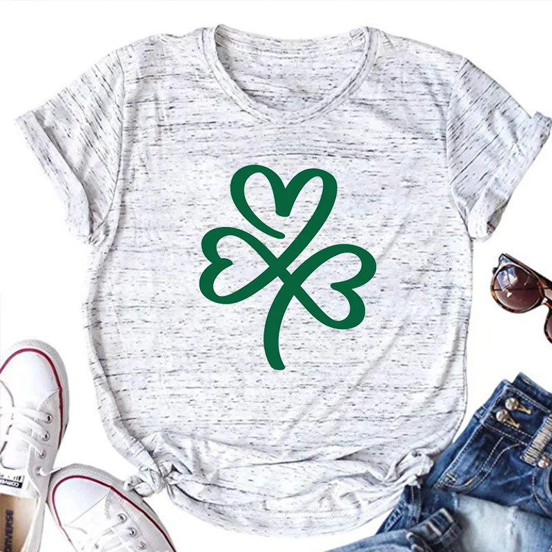 

Shamrock T Shirt Vintage Clothes St Patricks Day Shirts for Women Aesthetic St Patricks Day Shirt Funny Graphic T Shirts