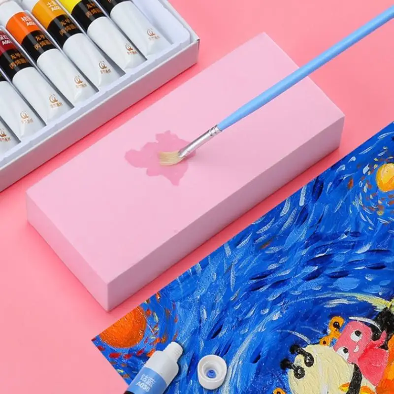 

1PC Fine Art PVA Absorbent Sponge Painting Gouache Cleaning Sponges Car Washing Dust Cleaning Magic Cleaner Soft Sponge