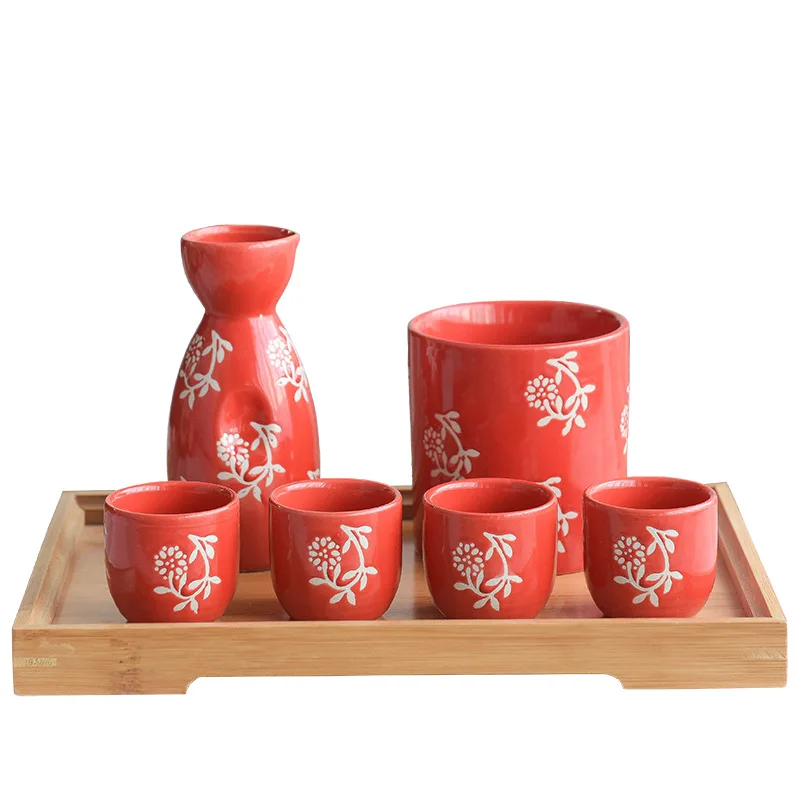 

Drinks Bar Accessories Home Bars Sake Set Kitchen Sets Shot Glass Burning for Wine Decanter Drinkware Glasses of Wine Beer Gift