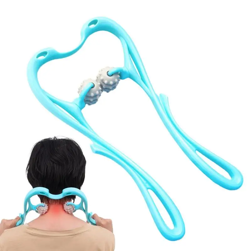 

Neck Roller Massager Pressure Point Roller Massager For Neck And Back Handheld Massager Tool Suitable For Legs Hand Neck And