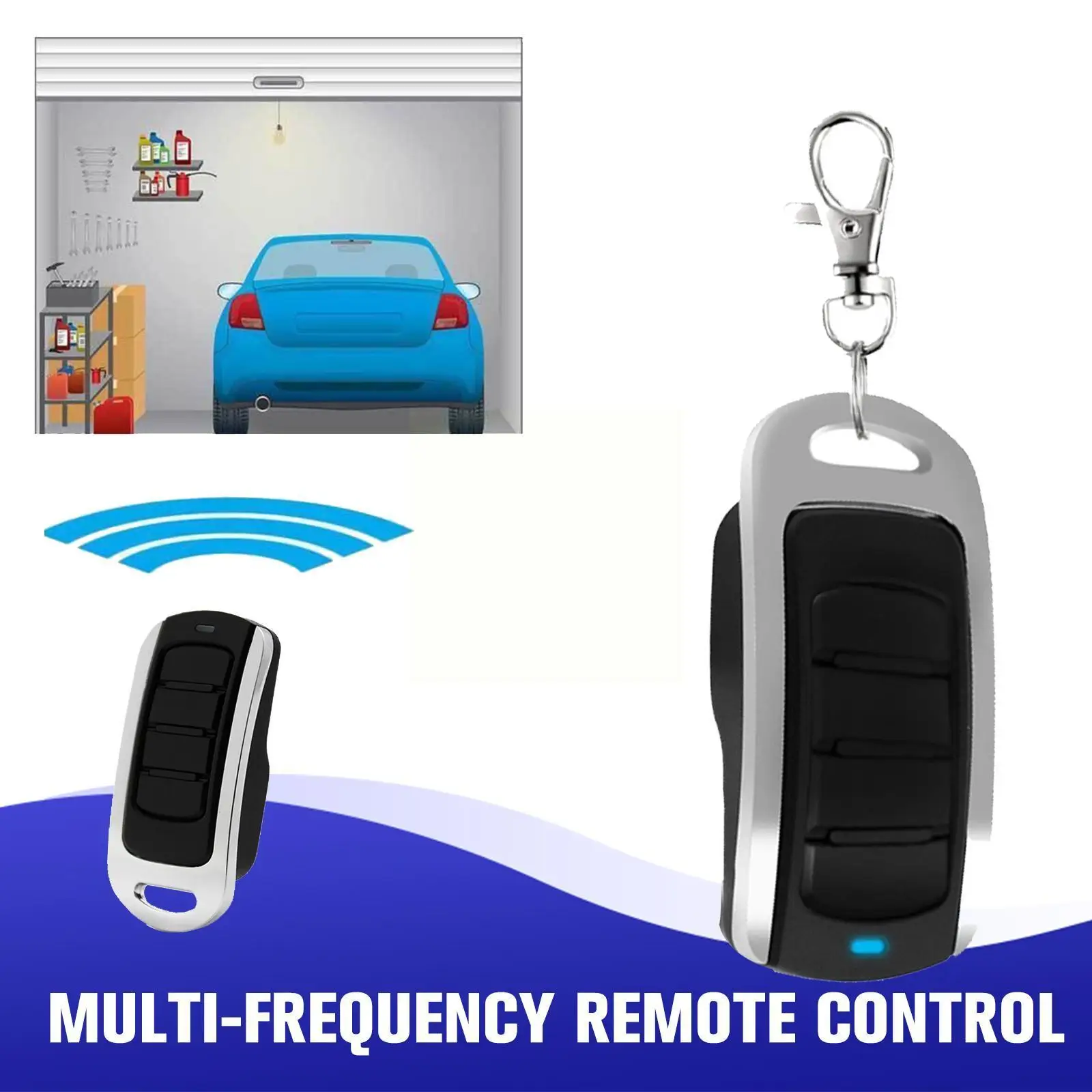 

Garage Door Remote Control For 433.92mhz Rolling Code Garage Command 280 to 868MHz Gate Transmitter Control Opener Replicat X7L7