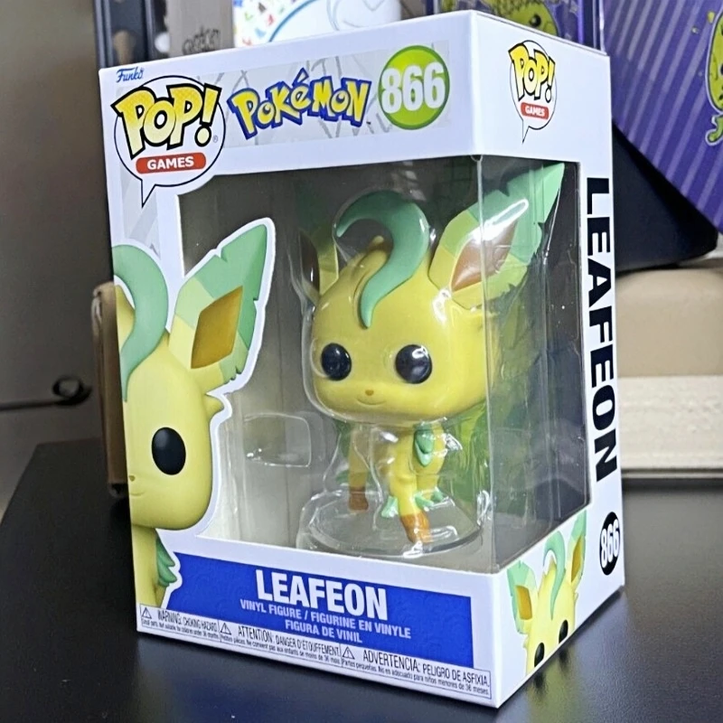 Фото Фанко Поп! Игры Pokémon: Лифеон # Оригинальная виниловая фигурка 866: коллекционная модель из игры/аниме, настольное украшение, игрушка, подарок для фанатов №2