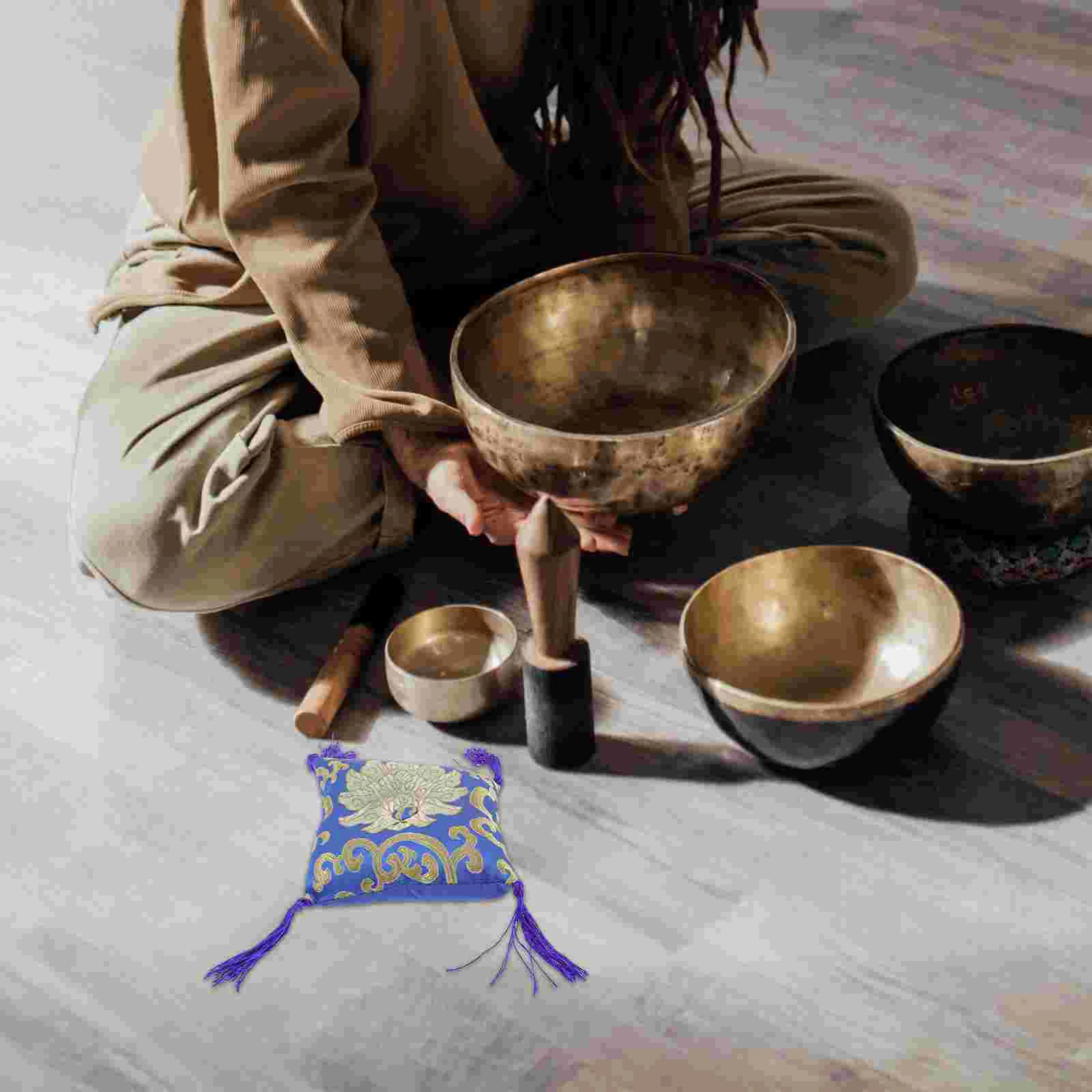 

Singing Bowl Cushion Yoga Singing Bowl Cushion Bowl Holder Bowl Pad Equipment Bowl Mat