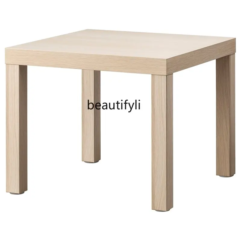 

zqModern Simple Coffee Table Nordic Style Living Room Home Small Tea Table Small Square Table Side Table