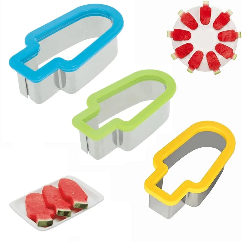 

3 шт., кухонные формочки для фруктов, из нержавеющей стали