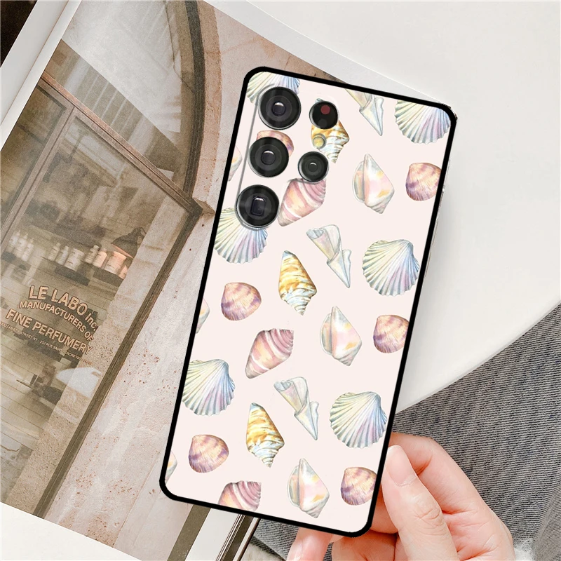 Фото Чехол для телефона Seashell Shell Sea Art для Samsung Galaxy S25 Ultra S9 S10 S20 S22 S21 Plus S23 FE S24 Ultra Full Cover №4