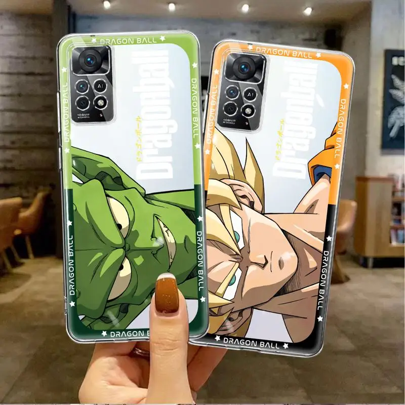 

Luxury Dragon Ball Super Saiyan Wukong Anime Cover Case For Xiaomi Redmi 10C 12C 9A 9C 9 9T K40 Pro Redmi9