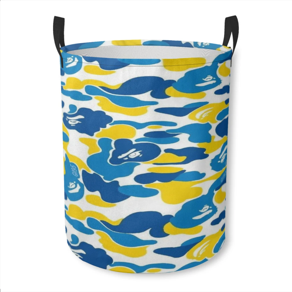 Бытовая тканевая корзина для грязной ткани ведро хранения милая камуфляжная