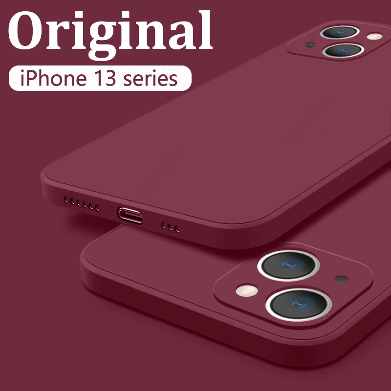 Мягкий противоударный чехол для iPhone 13 12 11 Pro Max Mini XS XR X 10 6 6s 8 7 Plus SE 2020 - купить по