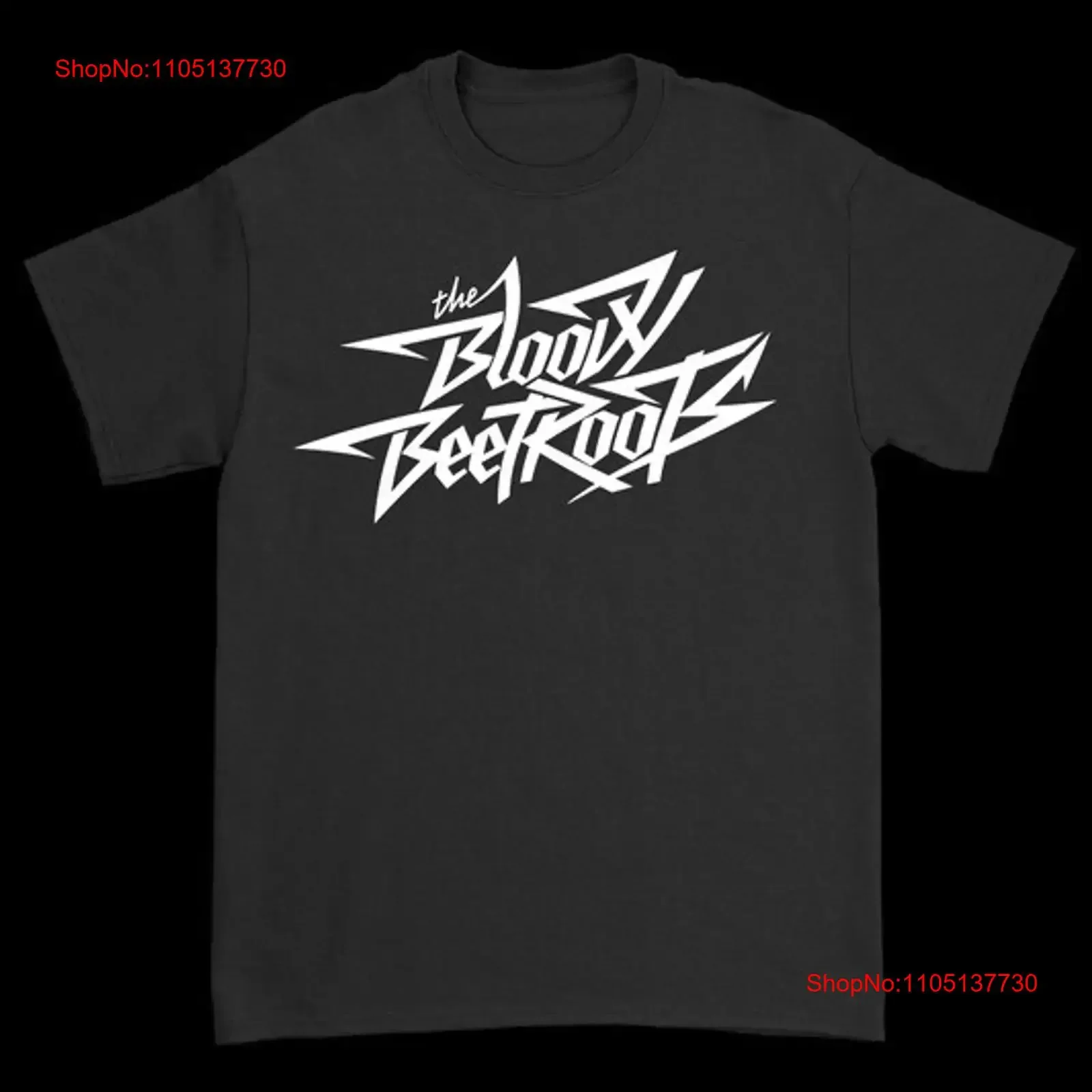 Фото Футболка черного цвета с логотипом The Bloody Beetroots для фанатов, винтажная стираная мягкая дизайнерская одежда, модная удобная унисекс №1