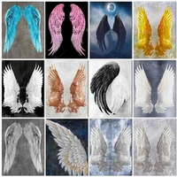 full square drill 5d diy diamond embroidery wing mosaic picture of rhinestones diamond painting landscape needlework home decor