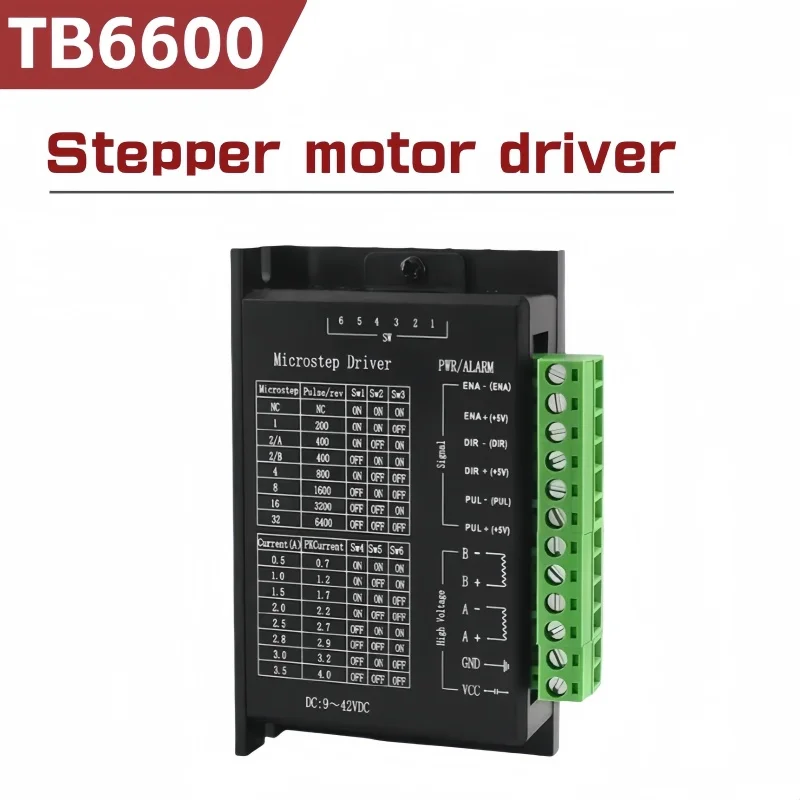 TB6600 Драйвер шагового двигателя Nema 23 34 42/57/86 Nema17 32 сегмента А 42 В постоянного тока