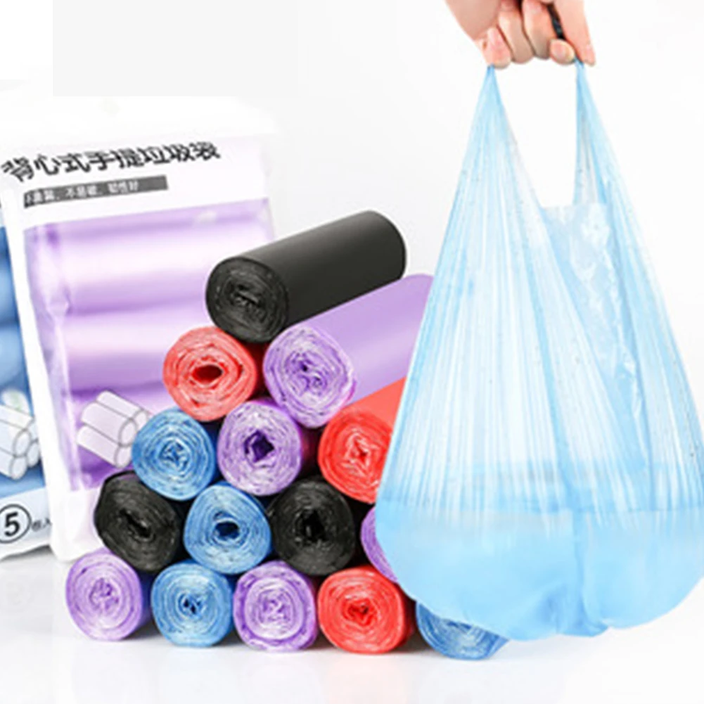 

1Roll 20PCS Garbage Bags Disposable Trash Bags Big Waste Bag Trash Can Waste Bin Storage Box Holder Trash Bin Kitchen 45*45cm