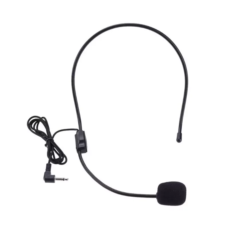 

Head-mounted Headset Microphone Wired 3.5mm Plug Guide Lecture Speech Headset Mic For Teaching Meeting